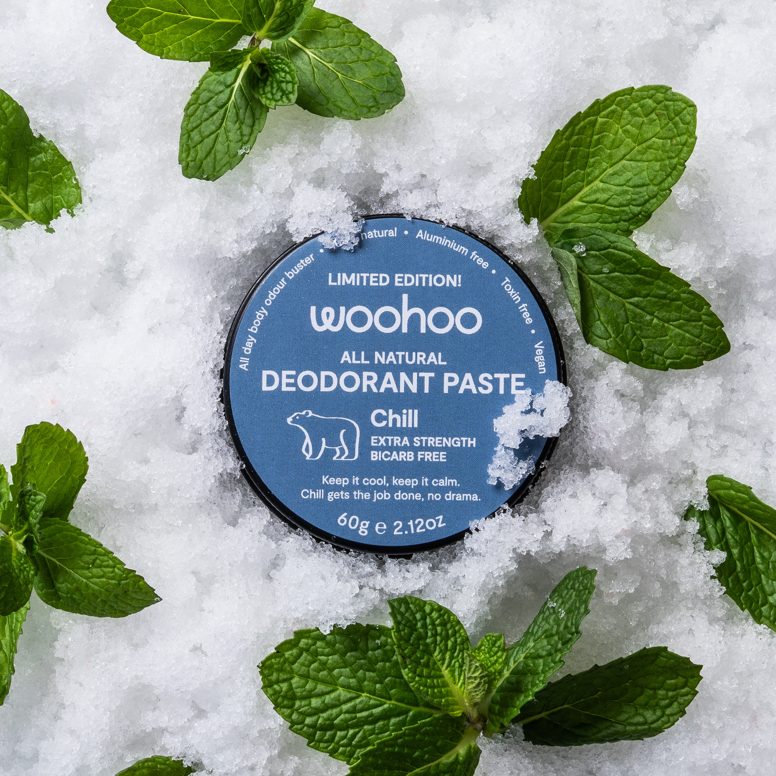 Woohoo All Natural Deodorant Paste (Chill) 60g