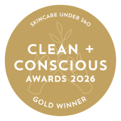 GOLD - Best Skincare Under $40 - Clean + Conscious Awards 2026