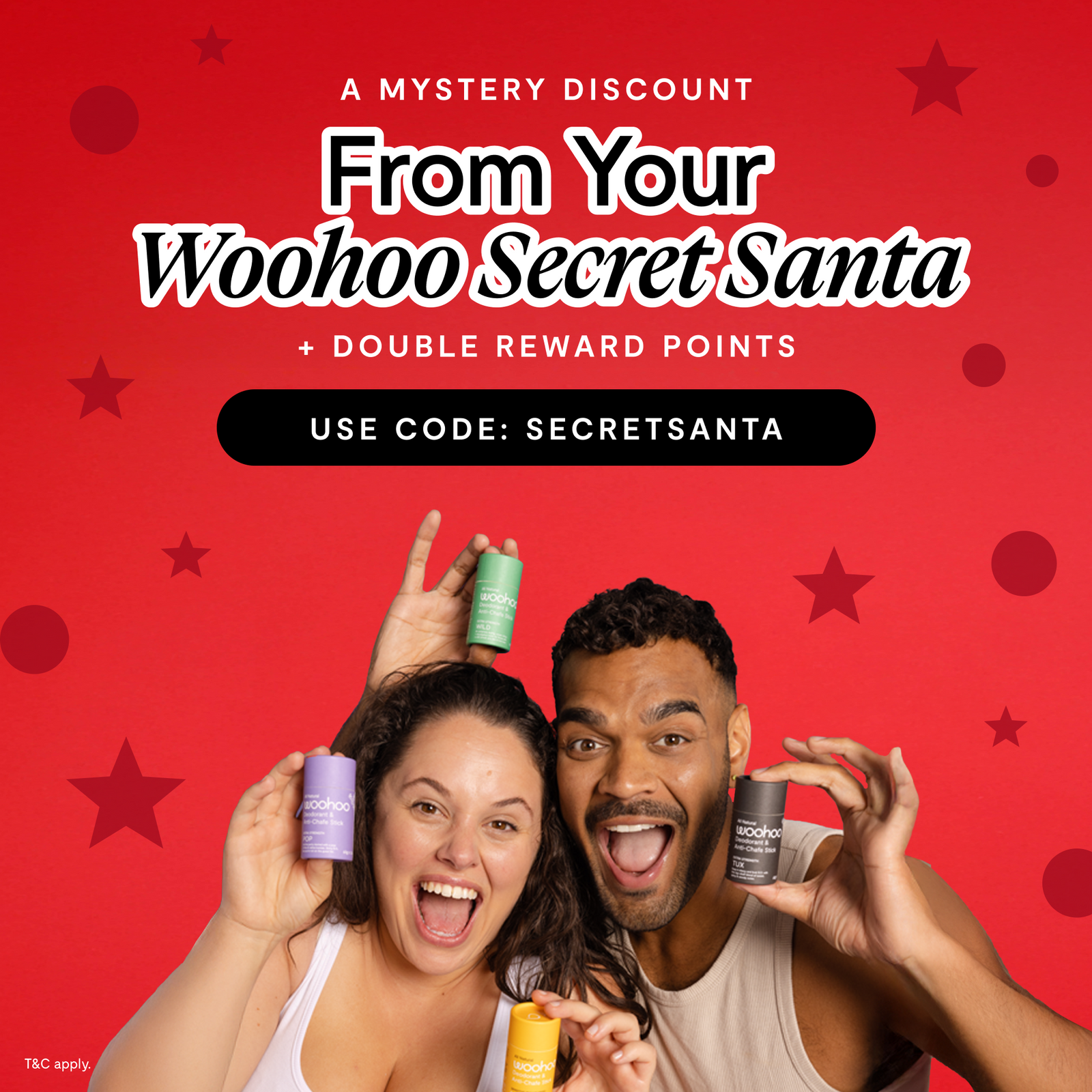 Unlock Your Mystery Discount + Double Reward Points - 4 Days Only!