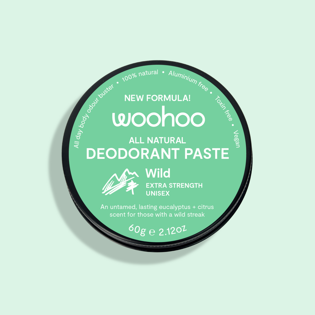 Woohoo Natural Deodorant Paste - Factory 2nds
