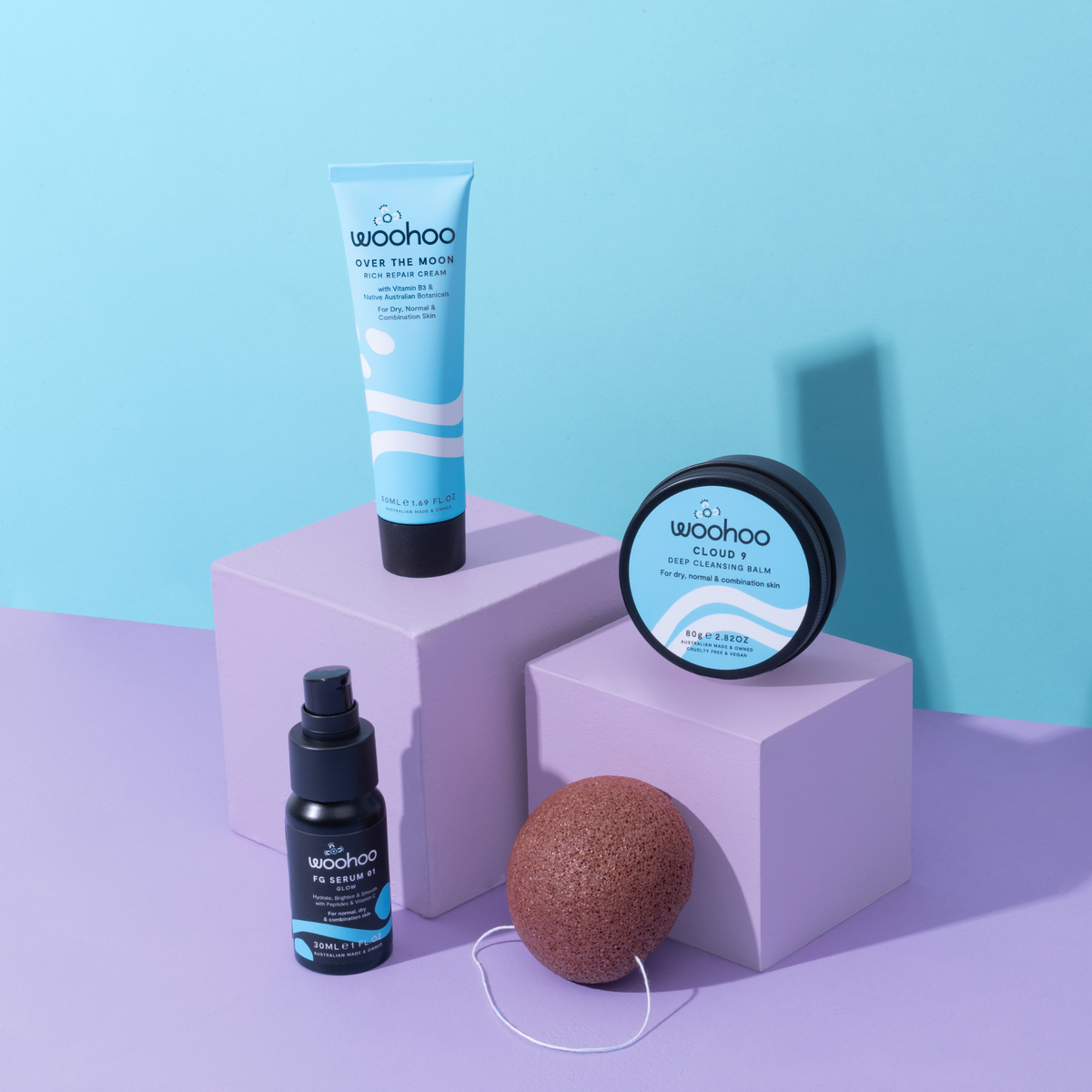 &#39;Hydrate + Nourish&#39; 3 Step Face Bundle (for Normal / Dry skin)