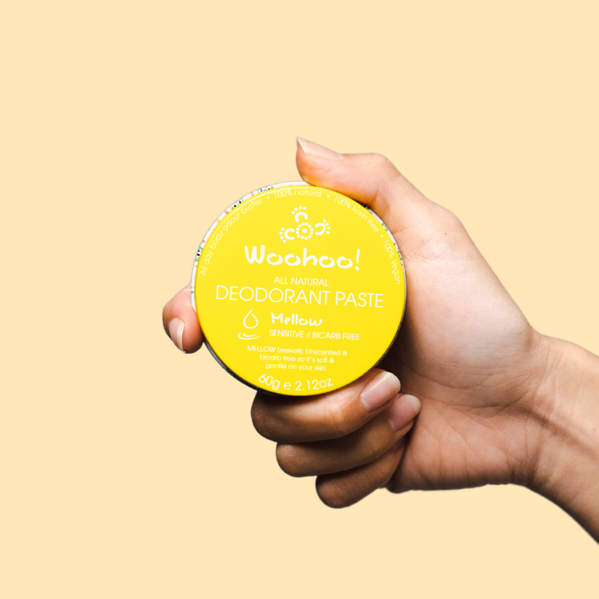 Woohoo All Natural Deodorant Paste (Mellow) 60g