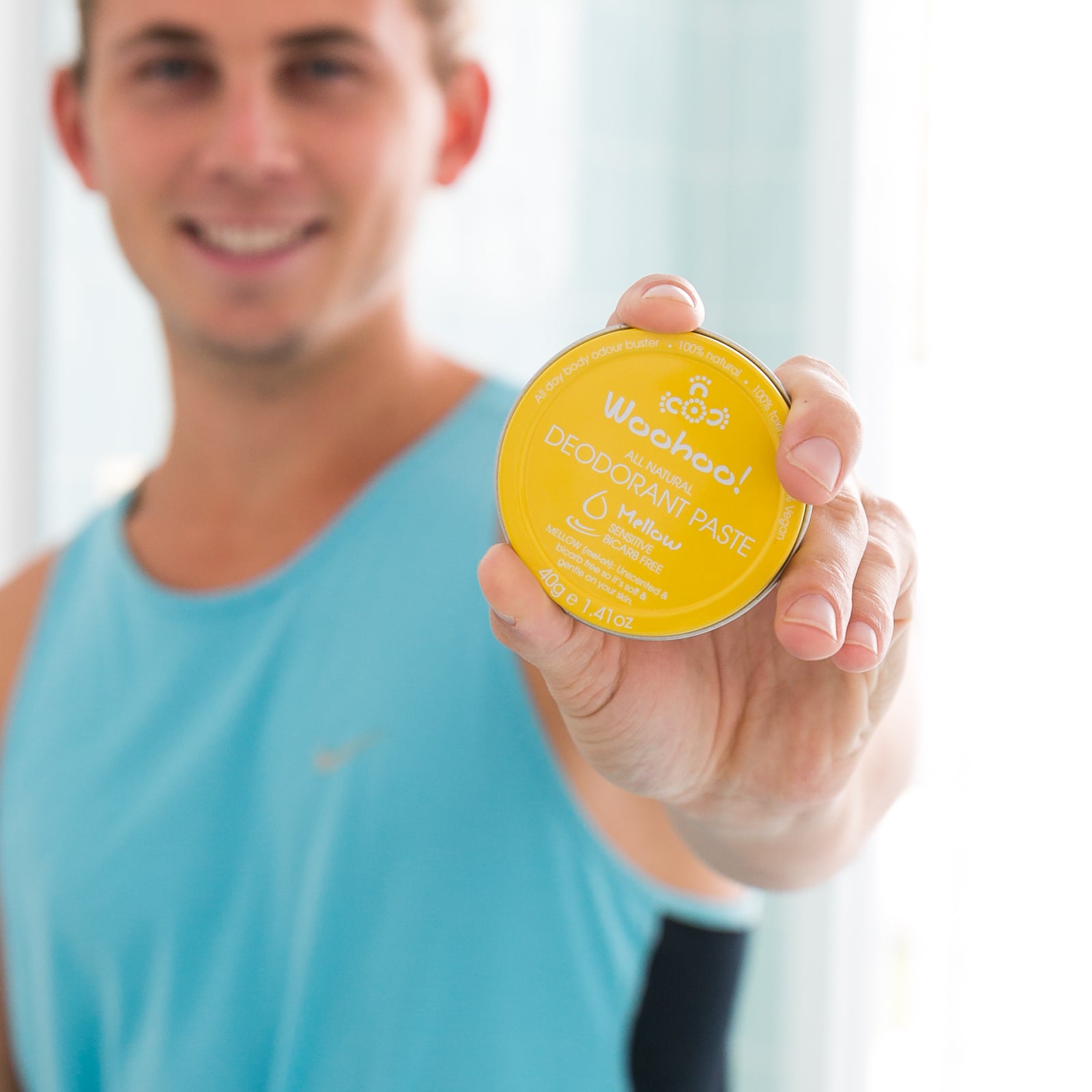 Woohoo All Natural Deodorant Paste (Mellow) 60g - NEW FORMULA